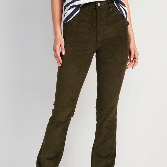 Old Navy Denim - Old Navy- Extra High-Waisted Kicker Corduroy Boot-Cut Pants for Women Size 18